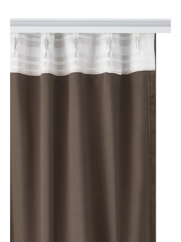 Ellos Home 2er-Set: Gardinen "Nora" in Braun