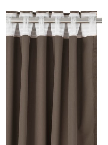 Ellos Home Zasłony (2 szt.) ''Nora'' w kolorze brązowym