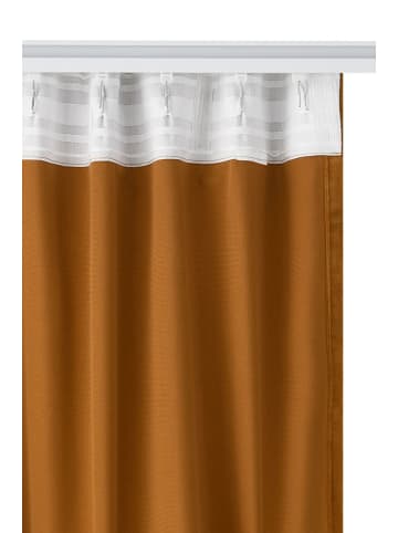 Ellos Home Zasłony (2 szt.) ''Nora'' w kolorze jasnobrązowym