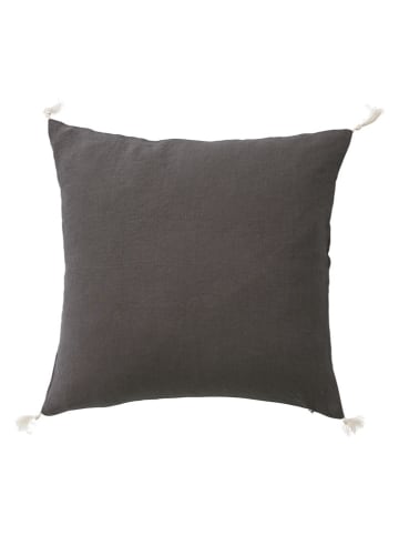 Ellos Home Linnen kussenhoes "Candice" zwart