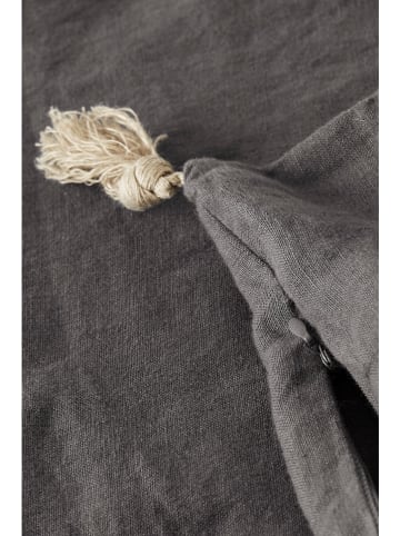 Ellos Home Linnen kussenhoes "Candice" zwart