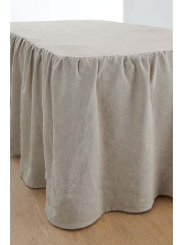 Ellos Home Linnen bedrok "Candice" beige