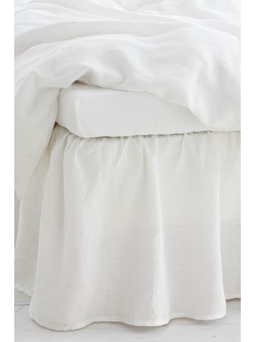 Ellos Home Linnen bedrok "Candice" wit