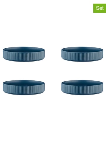 Björn 4-delige set: soepborden "Scandi" donkerblauw - Ø 21,5 cm