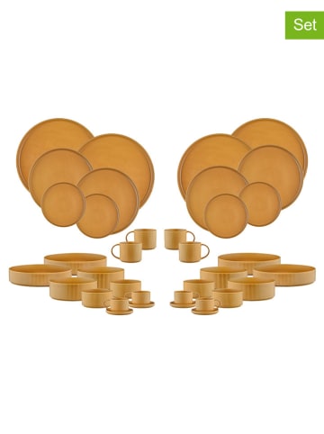 Björn 36-częściowy zestaw "Scandi" w kolorze musztardowym