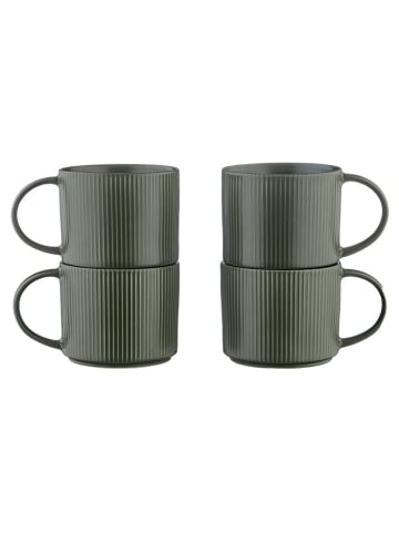 Björn 4er-Set: Tassen "Scandi" in Oliv - 500 ml