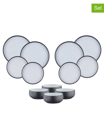 Björn 12tlg. Tafelservice "Gourmet" in Schwarz/ Weiß