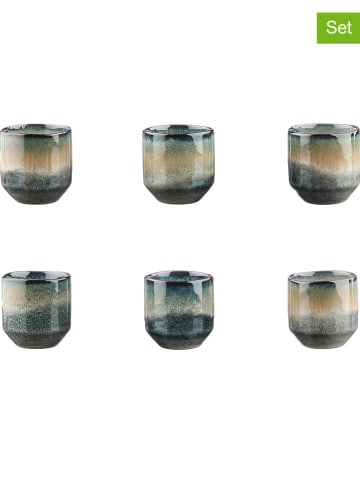 Björn 6-delige set: bekers "Genesis" grijs/beige - 150 ml