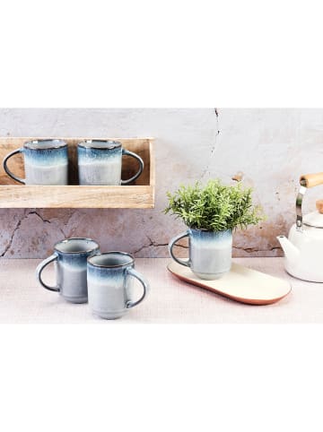 Björn 6-delige set: koffiekoppen "Genesis" blauw - 400 ml