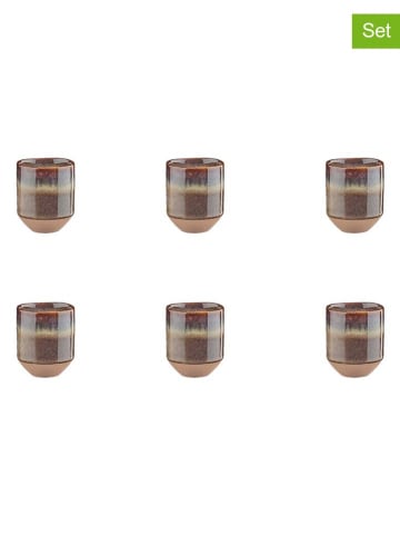 Björn 6-delige set: bekers "Genesis" lichtbruin - 80 ml