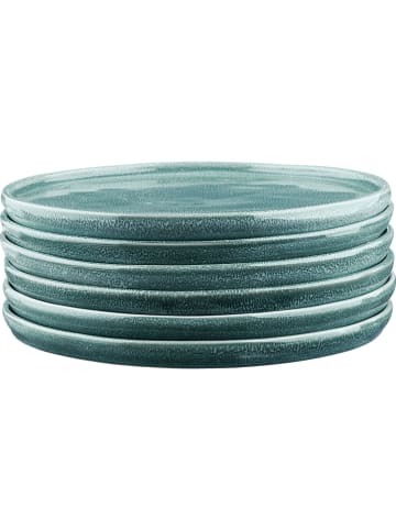 Björn 6-delige set: dinerborden "Magma" lichtblauw - Ø 27 cm