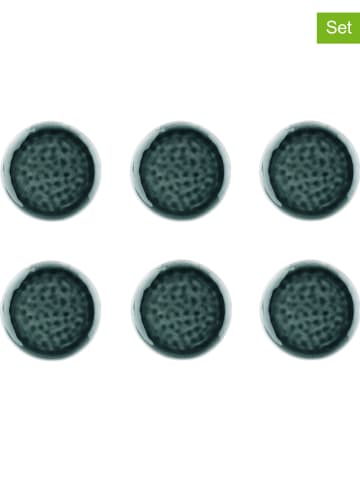 Björn 6-delige set: dessertborden "Moon" petrol - Ø 21 cm