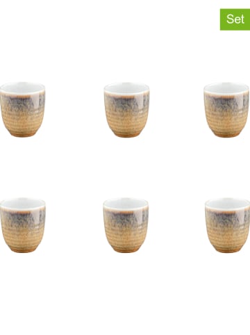 Björn 6-delige set: bekers "Cosmos" beige - 150 ml