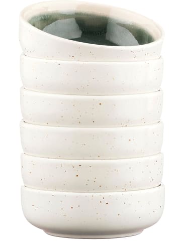 Björn 6-delige set: serveerkommen "Oxygen" groen - Ø 9 cm