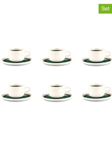 Björn 6-delige set: koffiekoppen "Oxygen" groen - 200 ml