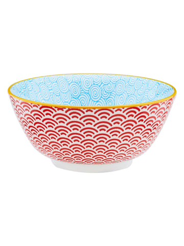 Björn 6-delige set: ontbijtkommen "Color" rood/geel/lichtblauw - Ø 15 cm