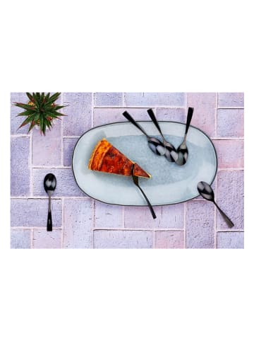 Björn 6er-Set: Edelstahl-Kaffeelöffel "Sven" in Schwarz - (L)14 cm