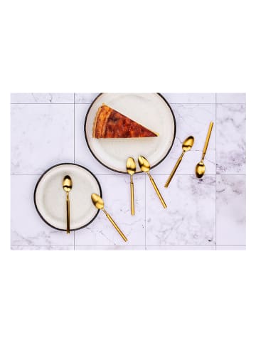 Björn 6er-Set: Edelstahl-Kaffeelöffel "Viggo" in Gold - (L)14 cm