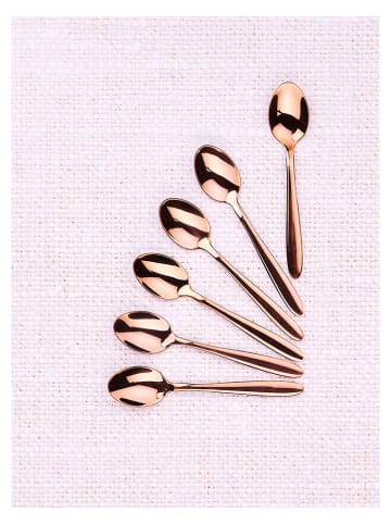 Björn Łyżeczki (6 szt.) "Kaja" w kolorze miedzianym do kawy - dł. 14 cm