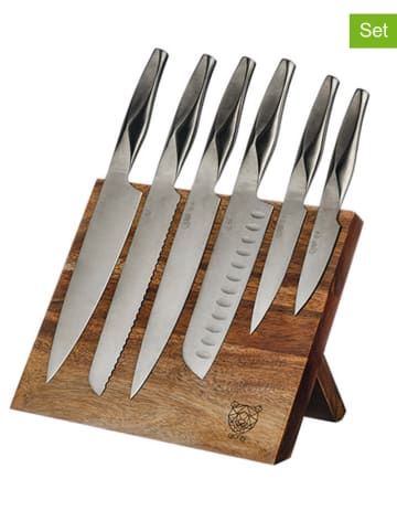 Björn 7-delige keukenmessenset "Larus Vantaa" met messenblok