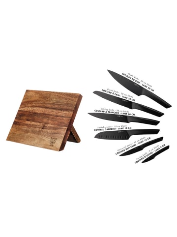 Björn 7tlg. Küchenmesser-Set "Jensen Vantaa" in Schwarz