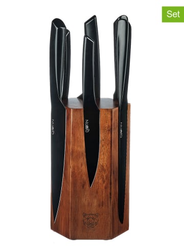 Björn 7-delige keukenmessenset "Jensen Imatra" zwart