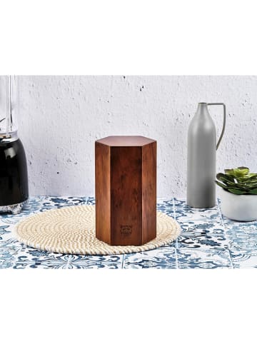 Björn Messenblok "Imatra" lichtbruin - (B)12 x (H)22 x (D)13 cm