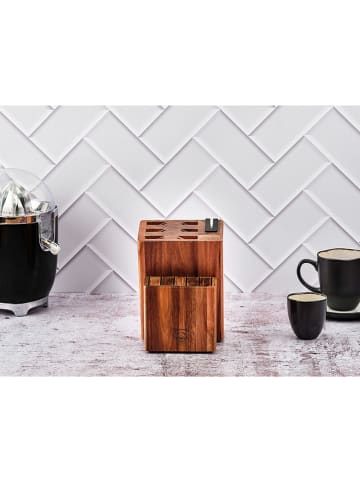 Björn Blok na noże "Loviisa" w kolorze jasnobrązowym - 13 x 23 x 15 cm