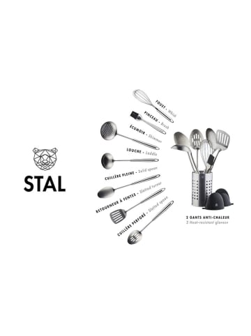 Björn 10tlg. Kochbesteck-Set "Ivar" in Silber