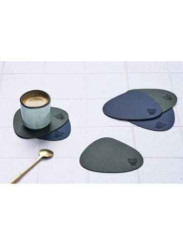 Björn Podstawki (6 szt.) w kolorze antracytowo-granatowym - Ø 10 cm