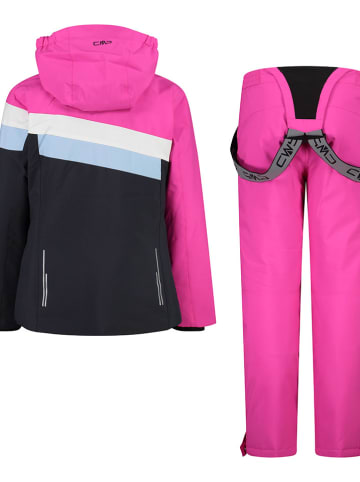 CMP 2-delige ski-/snowboardoutfit roze/zwart