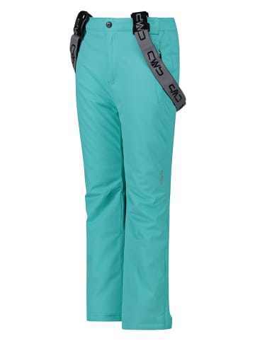 CMP Spodnie narciarskie w kolorze turkusowym