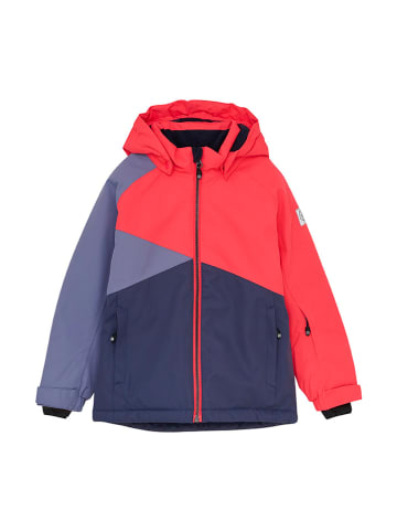 Color Kids Ski-/ Snowboardjacke in Pink/ Dunkelblau