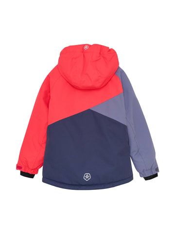 Color Kids Kurtka narciarska w kolorze różowo-granatowym