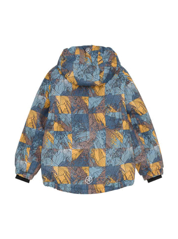Color Kids Ski-/ Snowboardjacke in Blau/ Gelb