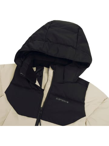 Icepeak Ski-/ Snowboardjacke "Loris" in Beige/ Schwarz