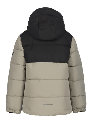 Icepeak Kurtka narciarska "Louin" w kolorze czarno-szarobrązowym