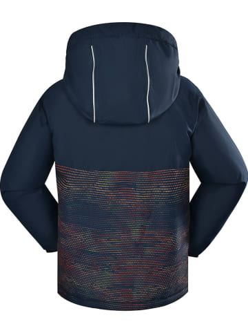 Kamik Kurtka narciarska "Arlo" w kolorze granatowym ze wzorem