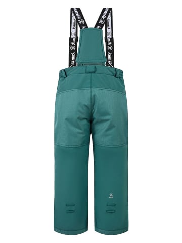 Kamik Spodnie narciarskie "Regan" w kolorze zielonym