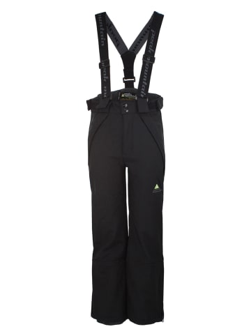 Peak Mountain Softshellowe spodnie narciarskie w kolorze czarnym