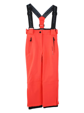 Peak Mountain Softshell-ski-/snowboardbroek koraalrood