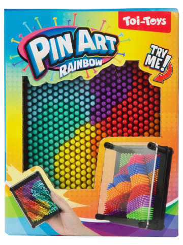Toi-Toys Pin art "Regenbogen" - ab 3 Jahren - (Überraschungsprodukt)