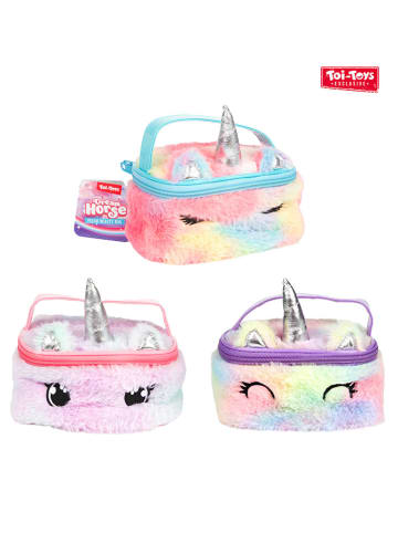 Toi-Toys Plüsch-Einhorn-Tasche "Beauty Case" - (Überraschungsprodukt)