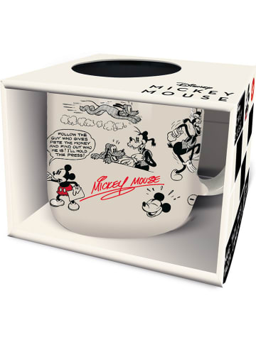 Stor Tasse "Mickey Mouse" in Creme/ Rot - 400 ml