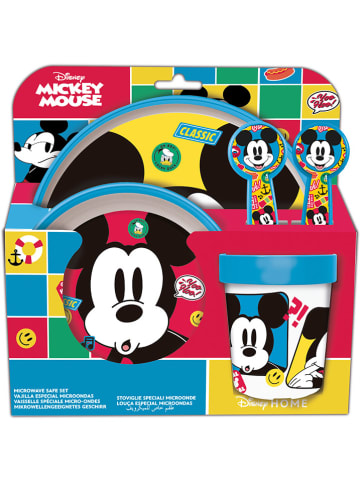 Stor 5-delige serviesset "Mickey Mouse" meerkleurig