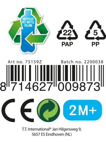 Toi-Toys Knuffeldier met accessoires - vanaf 2 maanden (verrassingsproduct)