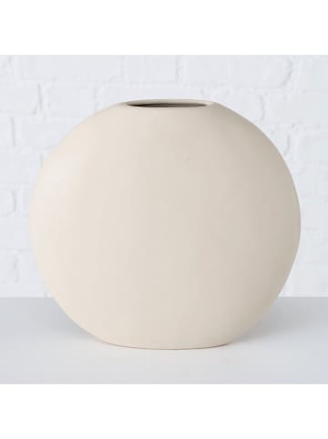 Boltze Vase "Matteo" in Creme - (B)6 x (H)25 cm