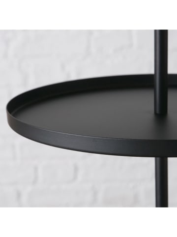 Boltze Etażerka "Samona" w kolorze czarnym - wys. 60 x Ø 30 cm