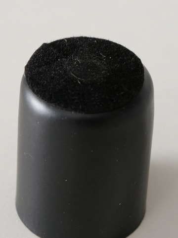 Boltze Świecznik "Margo" w kolorze czarnym - wys. 3 cm