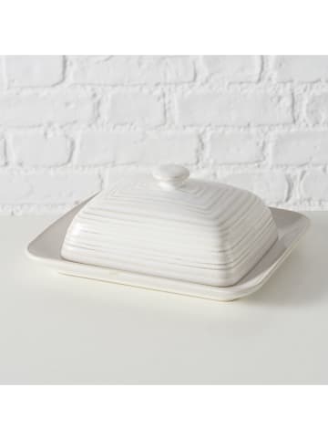 Boltze Botervloot "Jonah" beige - (B)19,6 x (H)7 x (D)16,6 cm